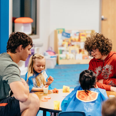 Two-service Kid Teacher